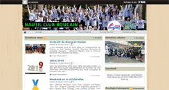 Desktop Screenshot of nautilclubboucain.net